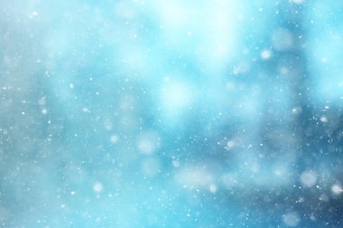 soyut mavi arka plan kar taneleri, yeni yıl, ışıltı tasarımı