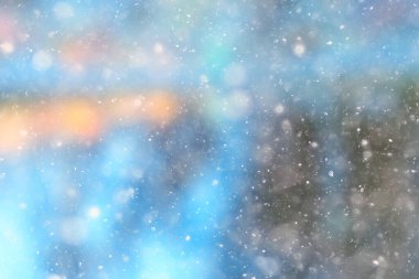 soyut mavi arka plan kar taneleri, yeni yıl, ışıltı tasarımı