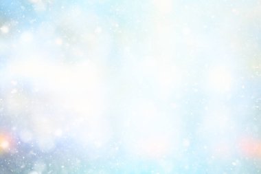 soyut mavi arka plan kar taneleri, yeni yıl, ışıltı tasarımı