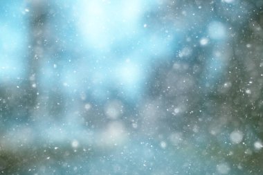 soyut mavi arka plan kar taneleri, yeni yıl, ışıltı tasarımı