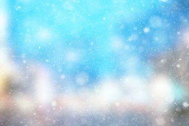 soyut mavi arka plan kar taneleri, yeni yıl, ışıltı tasarımı