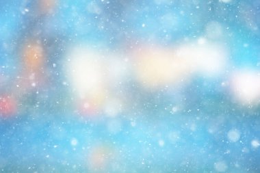 soyut mavi arka plan kar taneleri, yeni yıl, ışıltı tasarımı