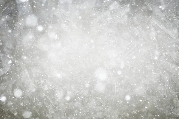 Sníh Led Měkké Bílé Pozadí Rozmazané Zimní Tapety Prázdné — Stock fotografie