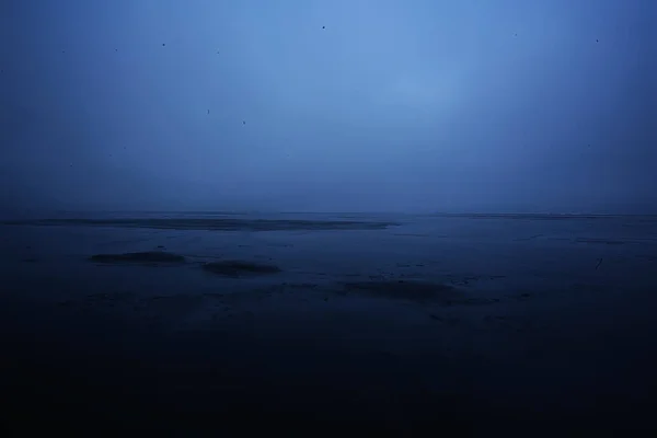 Winter Meer Achtergrond Ijs Landschap Abstracte Seizoensgebonden Koude — Stockfoto