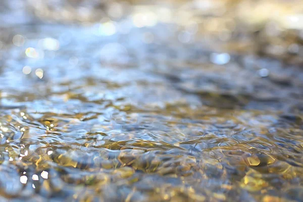 Clean Transparent Fresh Water Stream Background Nature Abstract — Stock Photo, Image