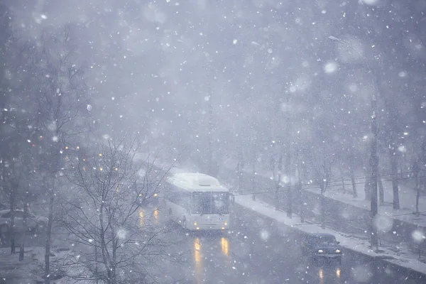 Kış Yolu Soyut Manzara Mevsimlik Patika Aralık Karı — Stok fotoğraf