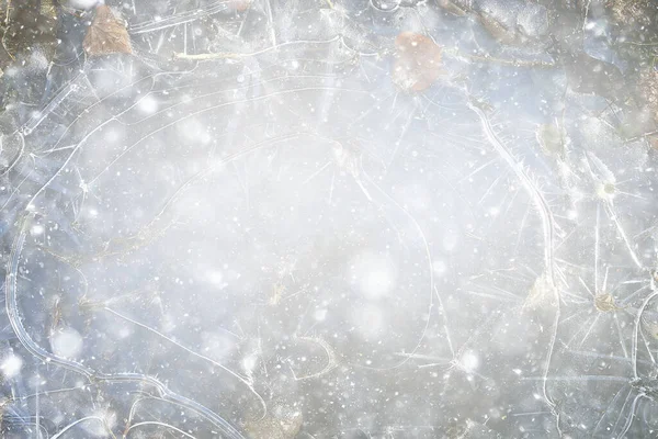 雪氷ソフト白背景ぼやけた冬の壁紙空 — ストック写真