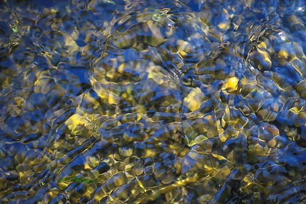 Schoon Transparant Zoet Water Stroom Achtergrond Natuur Abstract — Stockfoto