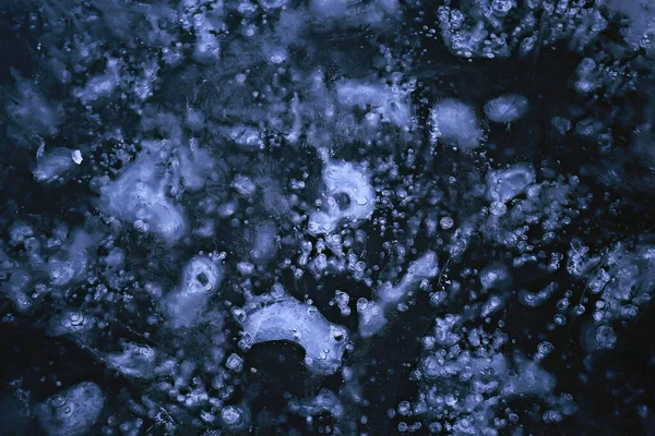 Luft Isbubblor Abstrakt Årstid Vinter Kall Bakgrund Utanför Naturen — Stockfoto