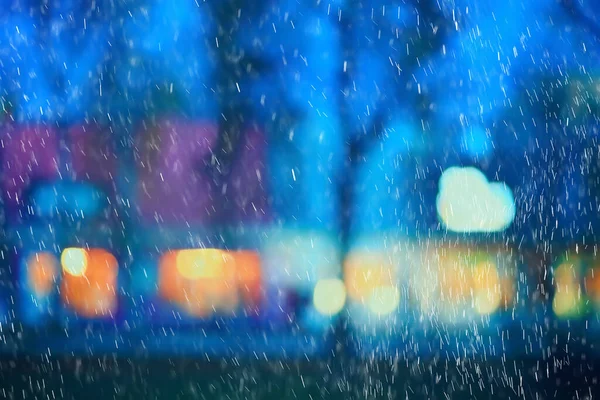 雨灯天气概念背景 — 图库照片