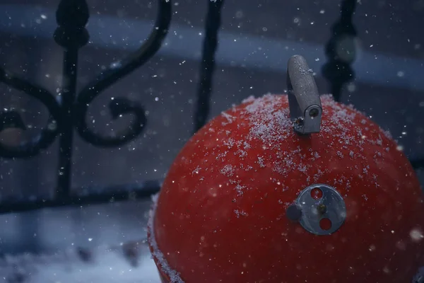 背景の雪の自然抽象的な雪の結晶のデザイン — ストック写真