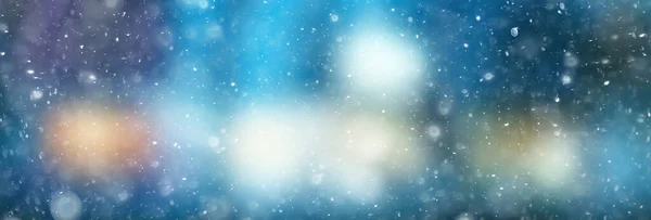 Abstract Blue Background Snow Snowflakes New Year Glow Design — Stock Photo, Image