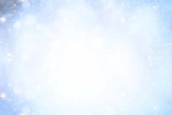 Αφηρημένο Λευκό Φως Θολή Φόντο Χιόνι Glamor Χριστούγεννα Λάμψη Σχεδιασμό — Φωτογραφία Αρχείου