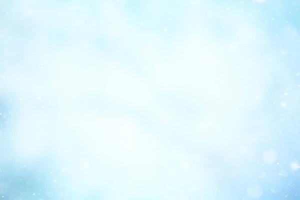 Abstrato Fundo Azul Neve Flocos Neve Ano Novo Design Brilho — Fotografia de Stock
