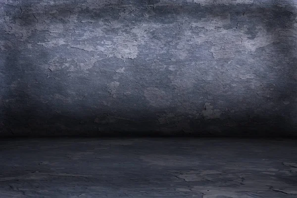 3D oda klasik beton, soyut arkaplan boş oda perspektifi duvar zemin köşe