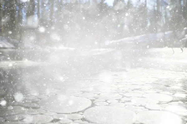 雪冰柔软的白色背景 模糊的冬季墙纸空白 — 图库照片