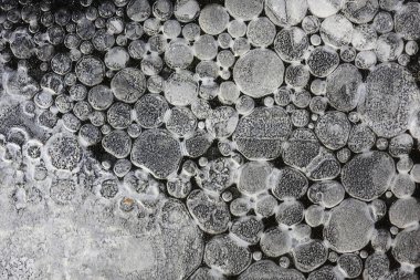 Buz birikintisi arka plan soyut, kış mevsimsel soğuk mavisi