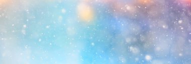 soyut mavi arka plan kar taneleri, yeni yıl, ışıltı tasarımı