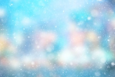 soyut mavi arka plan kar taneleri, yeni yıl, ışıltı tasarımı