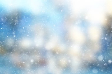 soyut mavi arka plan kar taneleri, yeni yıl, ışıltı tasarımı