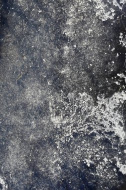 desen buz çatlakları, beyaz buz kristalleri, kış ayazı arka planı