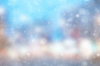 soyut mavi arka plan kar taneleri, yeni yıl, ışıltı tasarımı