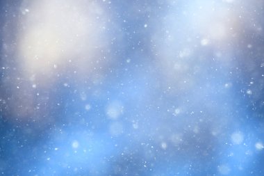 Bulanık arka plan kar yağışı doğası, soyut düşen kar taneleri tasarımı