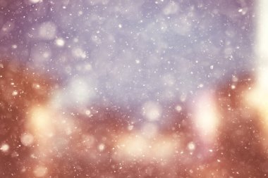 kar soyut sıcak ışıltı arka plan, kış Noel tasarımı