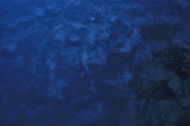 Buz birikintisi arka plan soyut, kış mevsimsel soğuk mavisi