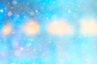 soyut mavi arka plan kar taneleri, yeni yıl, ışıltı tasarımı
