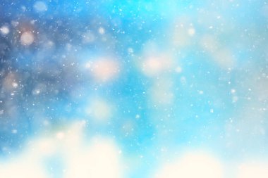 soyut mavi arka plan kar taneleri, yeni yıl, ışıltı tasarımı
