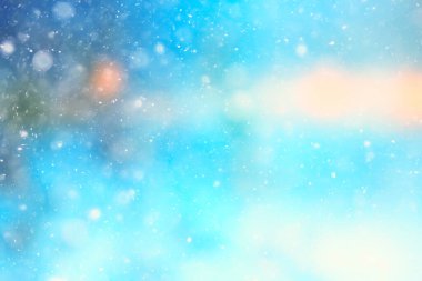 soyut mavi arka plan kar taneleri, yeni yıl, ışıltı tasarımı