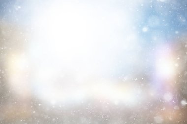 soyut beyaz ışık bulanık kar arkaplanı, büyüleyici noel ışıltısı tasarımı