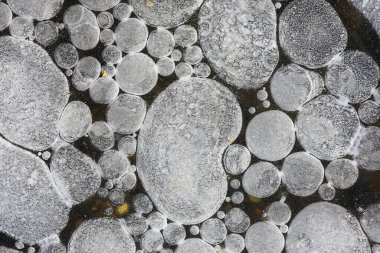 Buz birikintisi arka plan soyut, kış mevsimsel soğuk mavisi