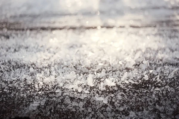 テクスチャアイス秋抽象的な氷の霜の背景 — ストック写真