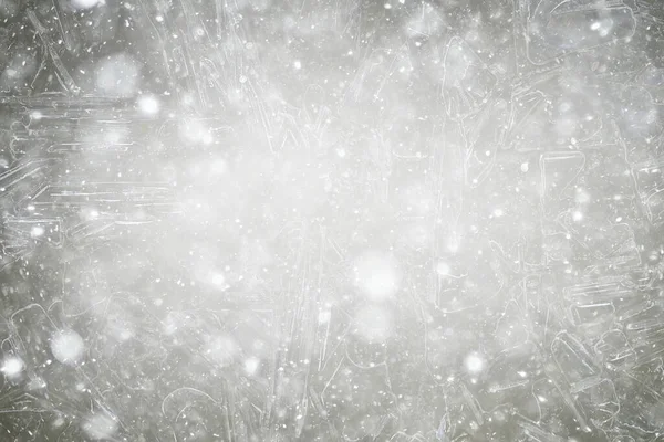 Neve Ghiaccio Morbido Sfondo Bianco Sfocato Inverno Carta Parati Bianco — Foto Stock