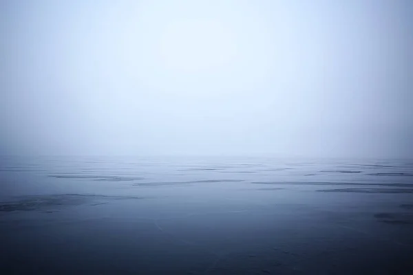 Winter See Hintergrund Eislandschaft Abstrakte Saisonale Kälte — Stockfoto