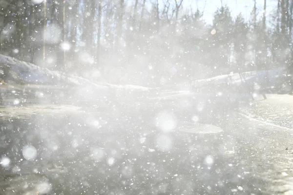 Snö Mjuk Vit Bakgrund Suddig Vinter Tapet Tom — Stockfoto
