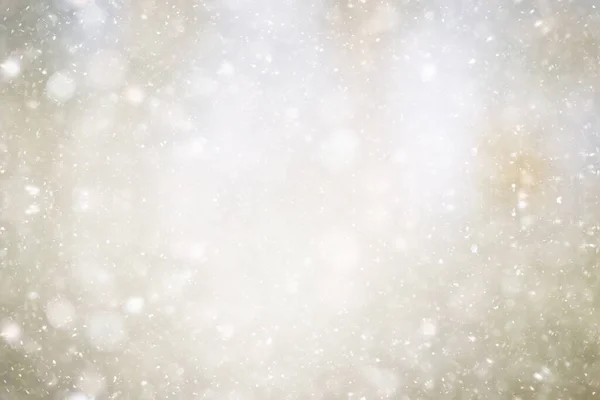 Abstract Wit Licht Wazig Sneeuw Achtergrond Glamour Kerst Gloed Ontwerp — Stockfoto