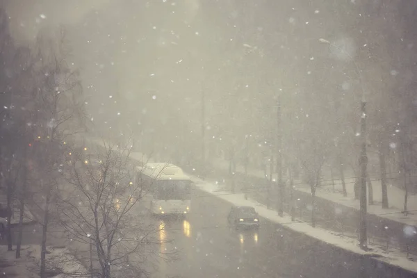 Розмитий Фон Снігопад Природа Абстрактний Дизайн Падаючих Сніжинок — стокове фото