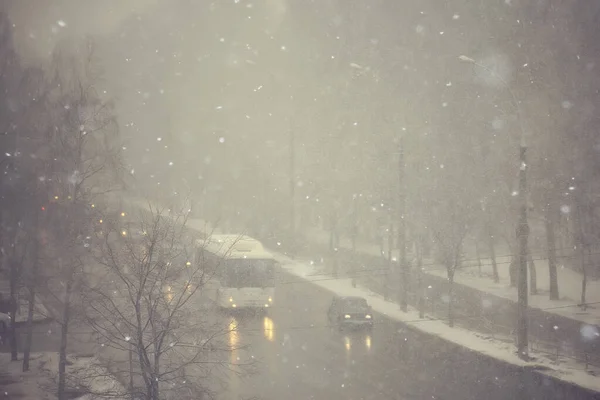 降雪的模糊背景 抽象降雪的设计 — 图库照片