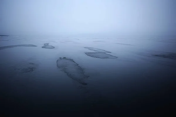 winter lake background ice landscape, abstract seasonal cold