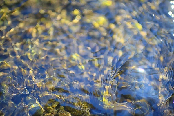 Tiszta Átlátszó Édesvíz Patak Háttér Természet Elvont — Stock Fotó