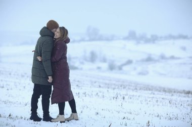 Kış manzarası, tarlada harika, kış manzarası, mevsimsel kar yağışı aralığı