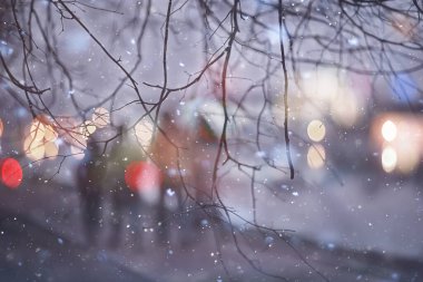 Arka planda sonbahar parkı hava durumu Kasım ayında mevsimsel hava şartlarında yürüyüş