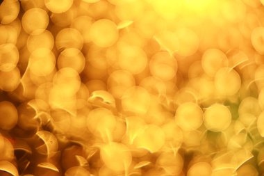 Altın bokeh bulanık çember arka plan, soyut bulanık tasarım deseni