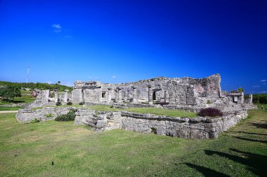 Meksika Piramitleri Maya antik şehri, Kolombiya öncesi manzara, Chicago Maya