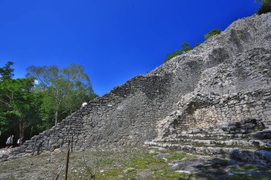 Meksika Piramitleri Maya antik şehri, Kolombiya öncesi manzara, Chicago Maya