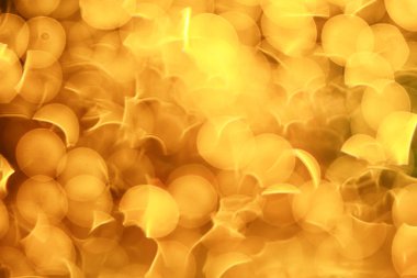 Altın bokeh bulanık çember arka plan, soyut bulanık tasarım deseni