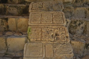 Meksika Piramitleri Maya antik şehri, Kolombiya öncesi manzara, Chicago Maya